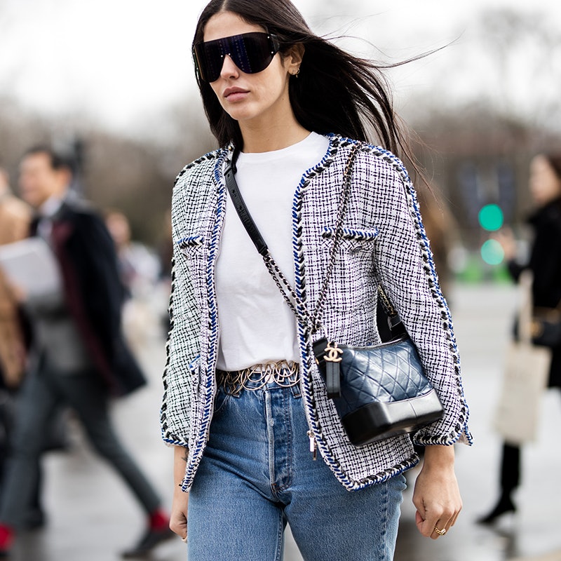 Chanel gabrielle sale bag street style