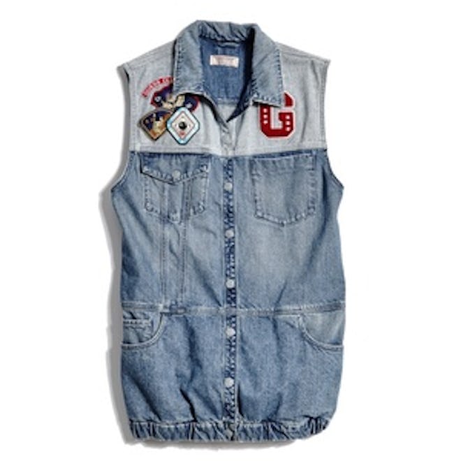 Longline Denim Vest