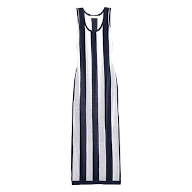 Striped Stretch-Knit Dress
