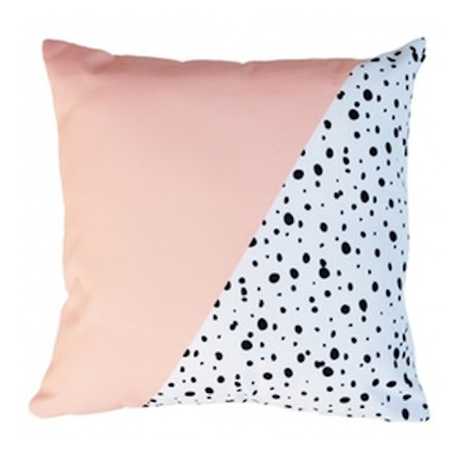Spots Pillow in Pink