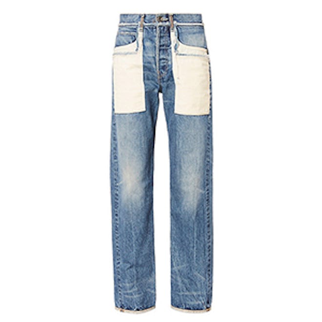 Patch Pocket Boyfriend Jeans