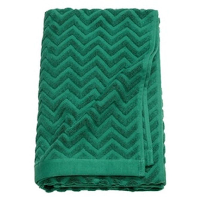 Jacquard-Patterned Bath Towel