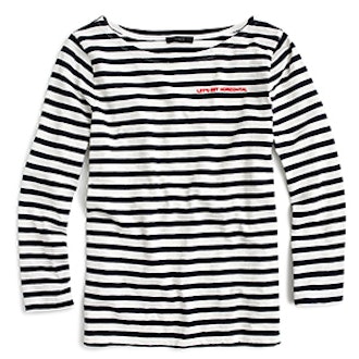 Limited-Edition National Stripes Day T-shirt In “Let’s Get Horizontal”