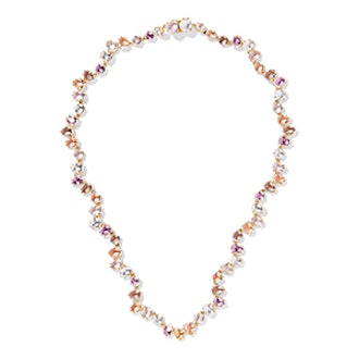 Caterina Garland Rivière Gold-Dipped Quartz Necklace