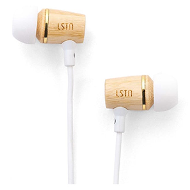 Bamboo Wembley Earbud With Volume Control