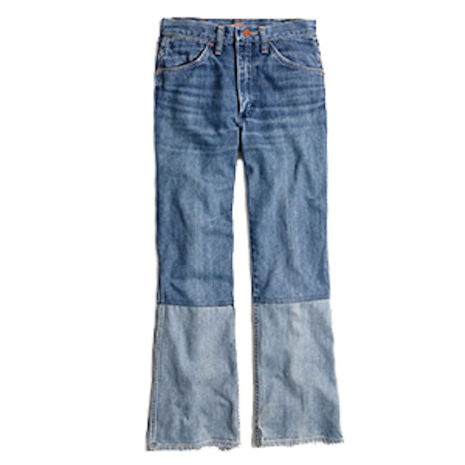 Reworked Vintage Jeans: Two-Tone Edition