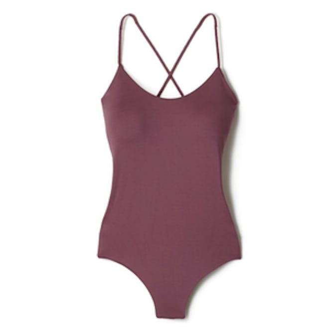 One-Piece X-Back Tank in Tea Rose