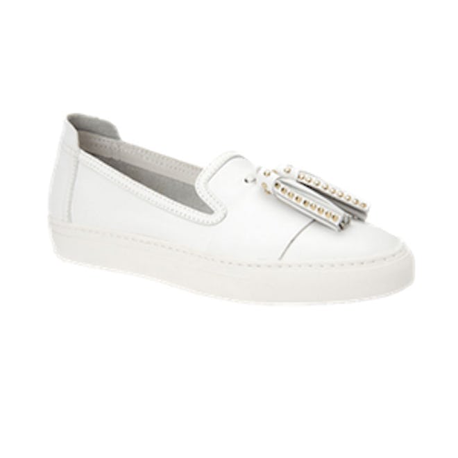 Bern Tassel Leather Slip-On Sneakers