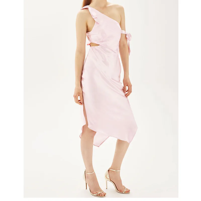 open lace back dress 2 TO TANGO tone on tone color-block satin maxi dress, 12 *TOPSHOP*  Foxy  Fable