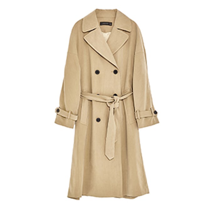 Bell Sleeve Trench Coat