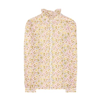 Floral-Printed Cotton Shirt