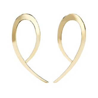 XL Root Gold-Plated Earrings