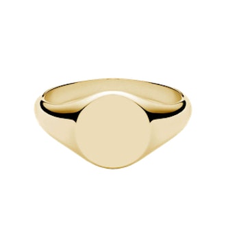 14K Gold Signet Ring