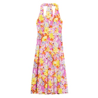 Floral Halterneck Dress