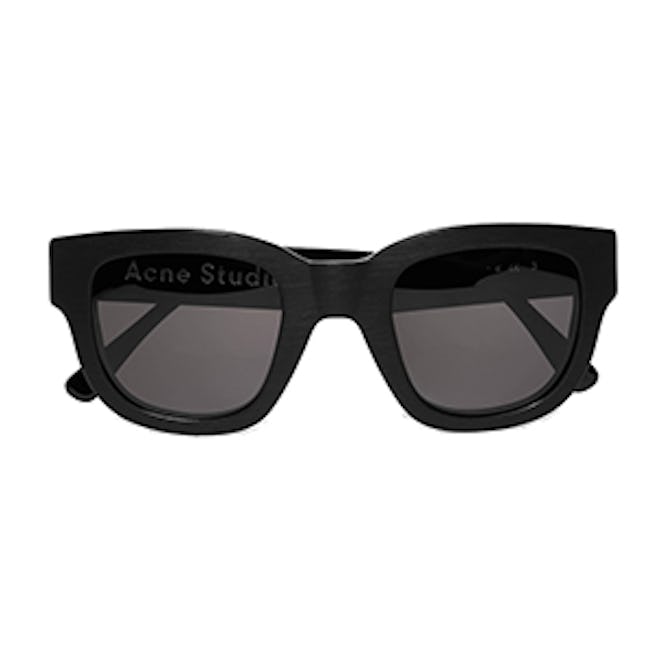 Acne Studios D-Frame Matte-Acetate Sunglasses