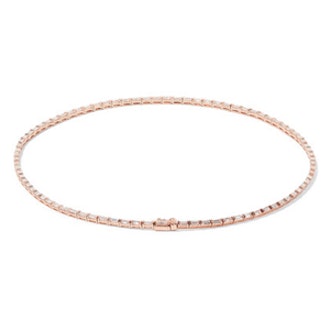 18-Karat Rose Gold Diamond Necklace