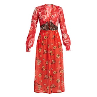 Beatriz Floral-Print Silk-Georgette Dress