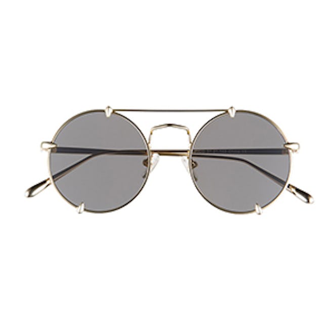 Pico Round Browbar Sunglasses
