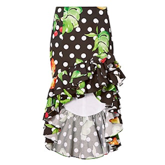Pandora Printed Ruffle Skirt