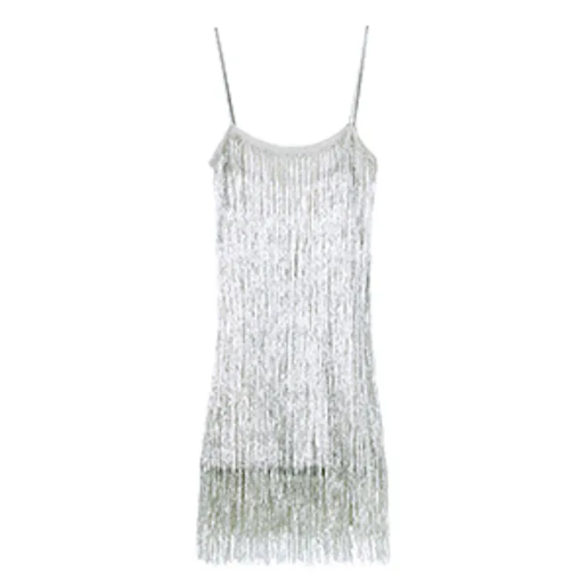rachel zoe metallic fringe sheath dress Rachel Zoe The Eddy Metallic Fringe Mini Dress In Black - 86% Off