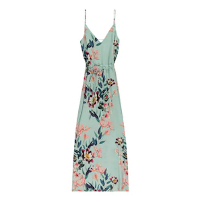 pastel color dress forever 21 Forever 21 Pastel Floral Dress, White, Pink, Yellow, Green, M