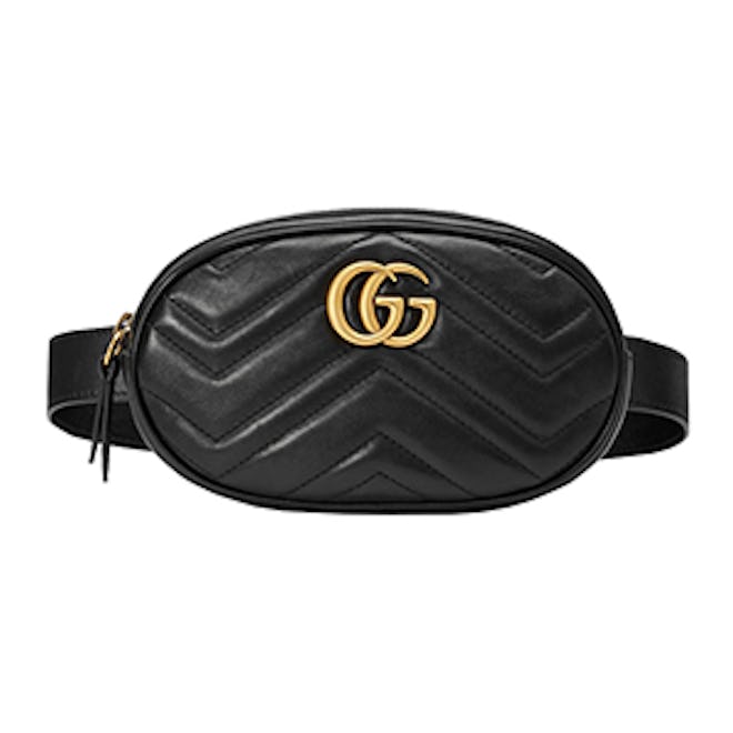 GG Marmont Matelassé Leather Belt Bag