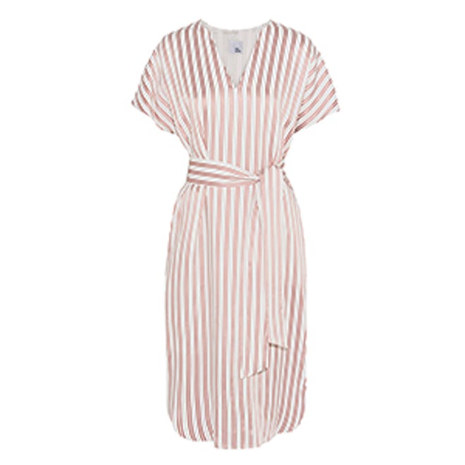 Striped Twill Dress