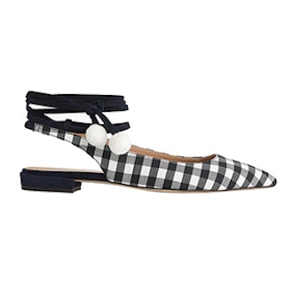 Lily Ankle-Wrap Flats