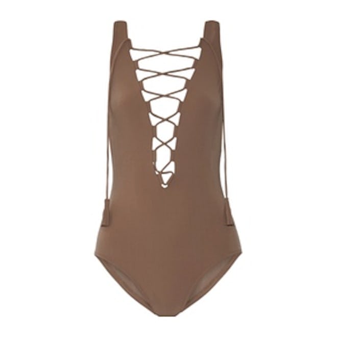 Entwined Lace-Up Swimsuit