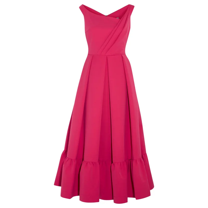 chinese dress ladies PREEN BY THORNTON BREGAZZI LACE MIDI DRESS SMALL main image 0