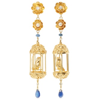 Gold Aviary Classic Earrings