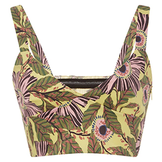 Limone Print Bra Top