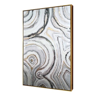 Geode Framed High Gloss Canvas 40”x25”