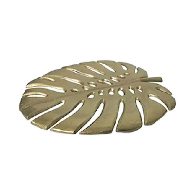 Palm Leaf Decor Gold