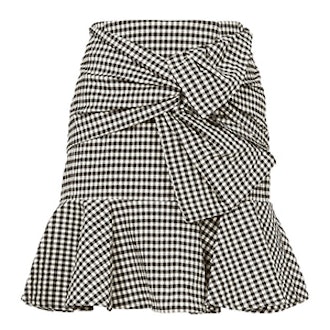 Gingham Picnic Box Mini Skirt