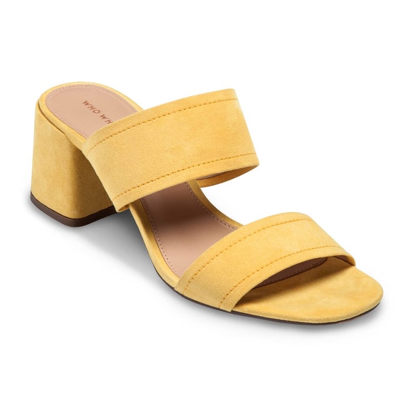 Yellow discount sandals target