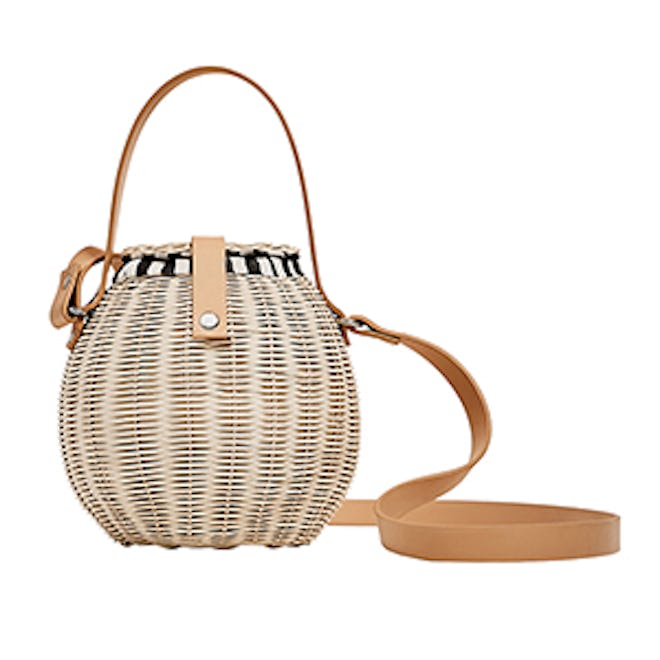 Raffia Bucket Bag