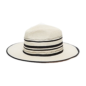 Monochrome Wavy Line Fedora