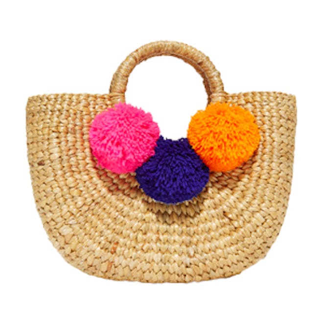 Basket Mini Pom Bag