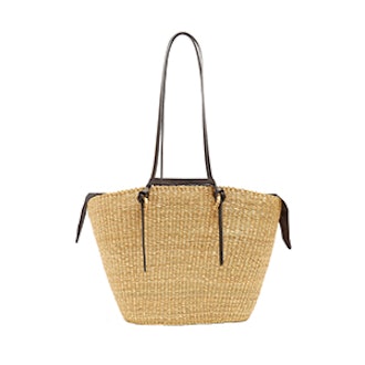 Racco Large Woven-Straw Tote