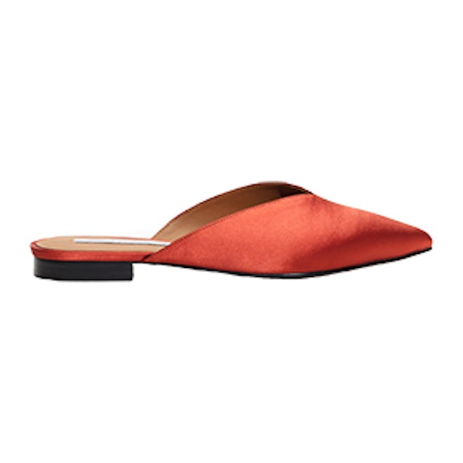 Satin Pointy Slippers