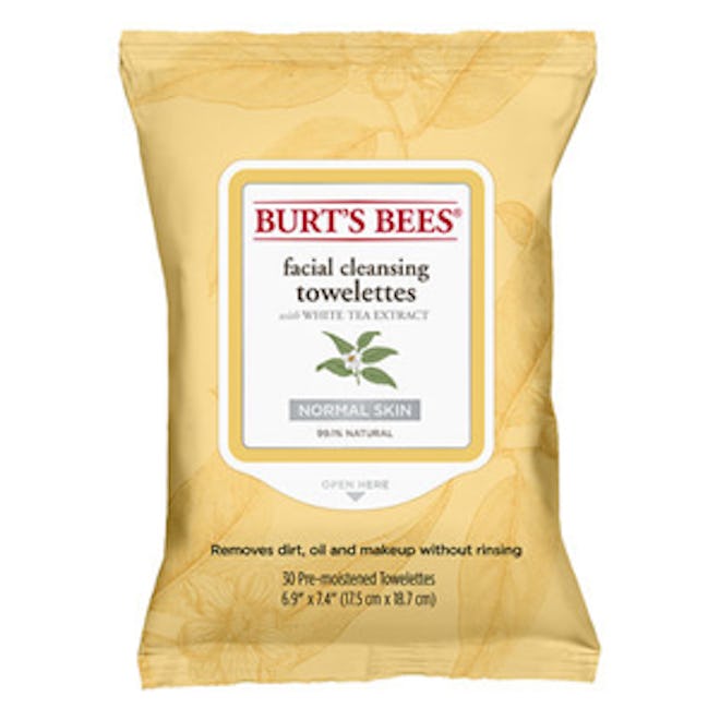 Burt’s Bees Facial Cleansing Towelettes With White Tea Extract