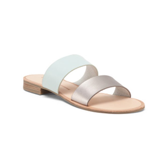 Double Strap Slide Sandals