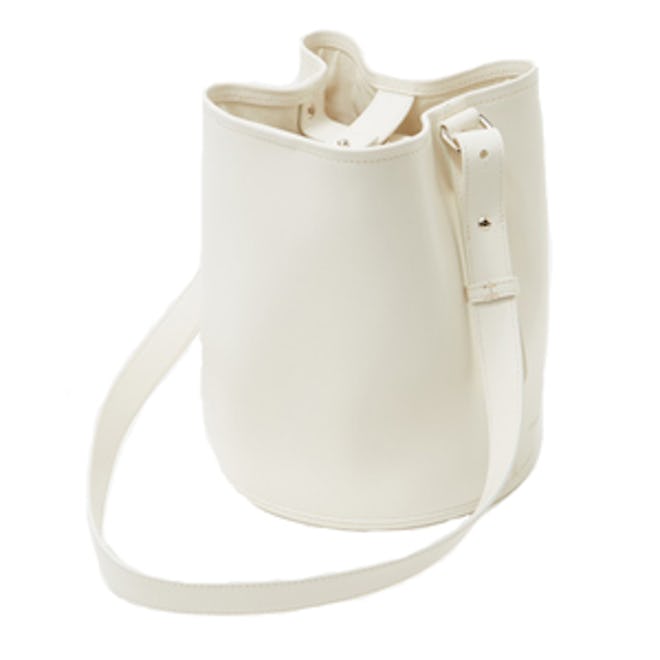 Small Bucket Bag in Milk