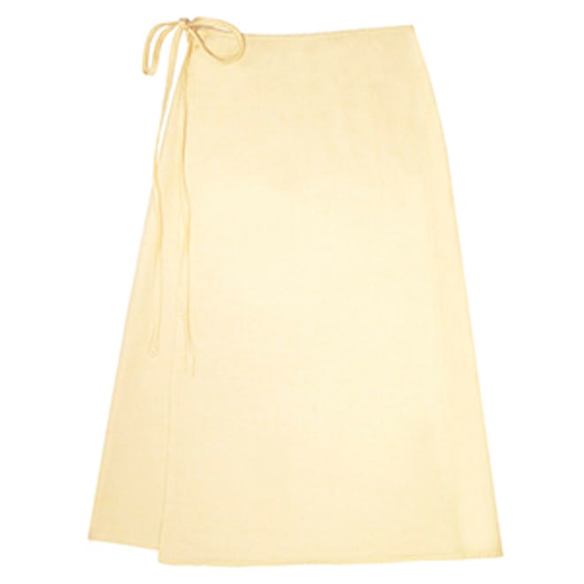 Capri Linen Wrap Skirt