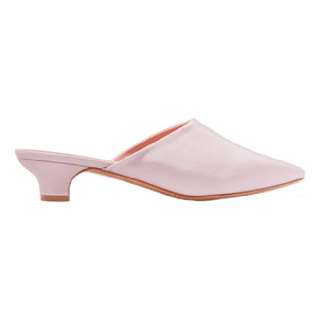 Elegant Faille Mules