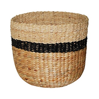 Black Stripe Sea Grass Basket