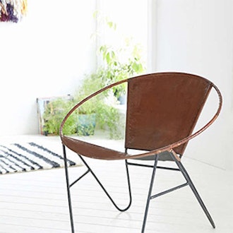 Jax Leather + Wire Chair