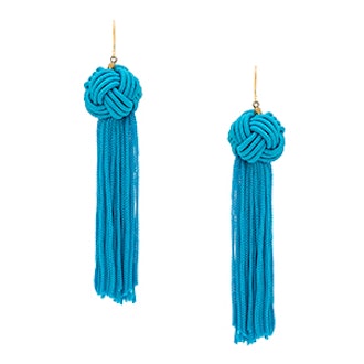 The Astrid Knotted Tassel Earring