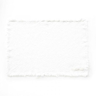 Faded White Cotton Placemat